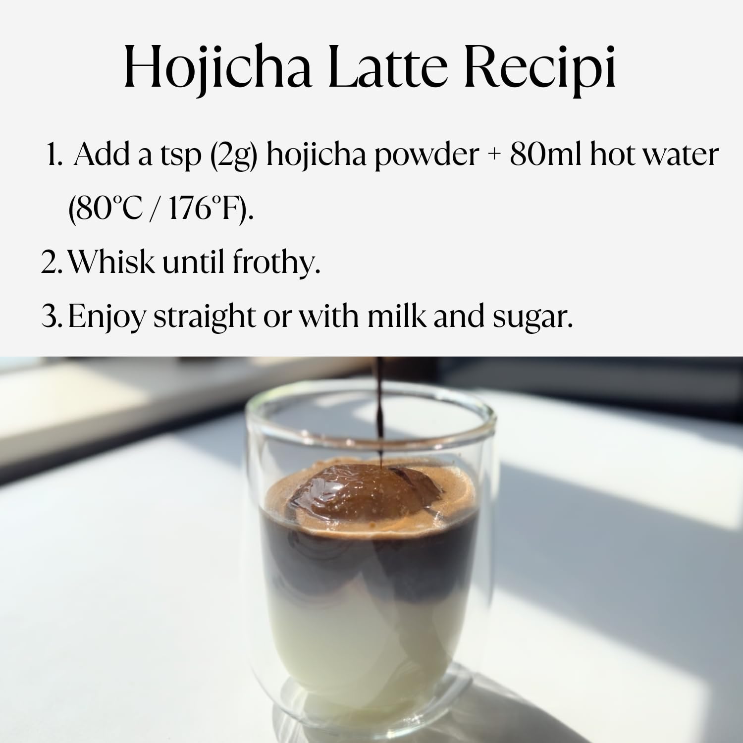 Nagomi Matcha powder mixed into baking ingredients demonstrating versatile culinary use