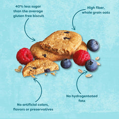 Nairn's biscuit close-up highlighting oat texture and satisfying crunch benefit