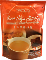 Naisian Gino front packaging showing 12.7 oz pack and 18 tea bags, fast preparation benefit