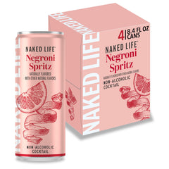 Naked Life front can view showing bold label and ready-to-drink convenience