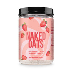 NAKED front packaging showing product name and servings, conveys convenience