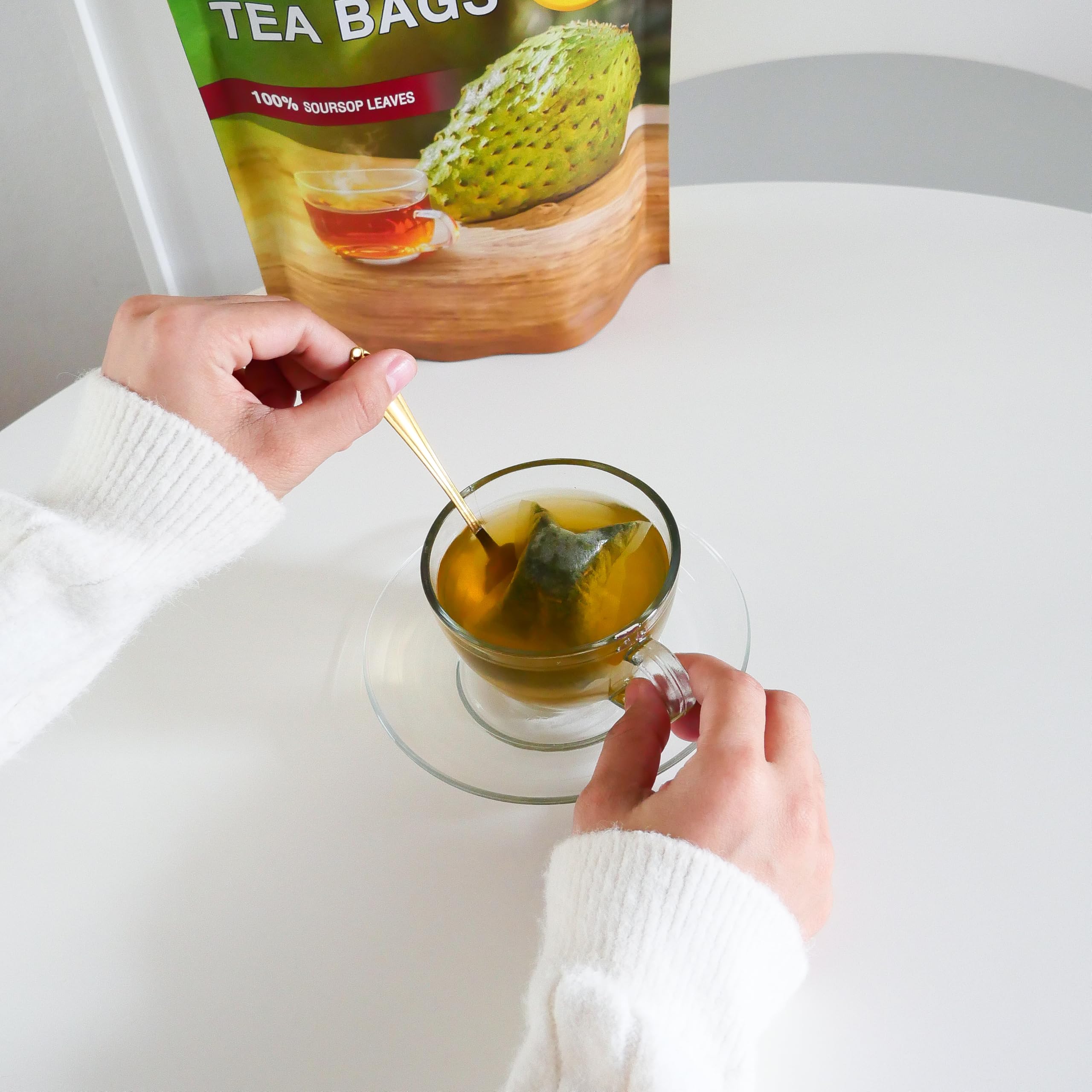 NalLife brewed cup with clear infusion highlighting soothing appearance