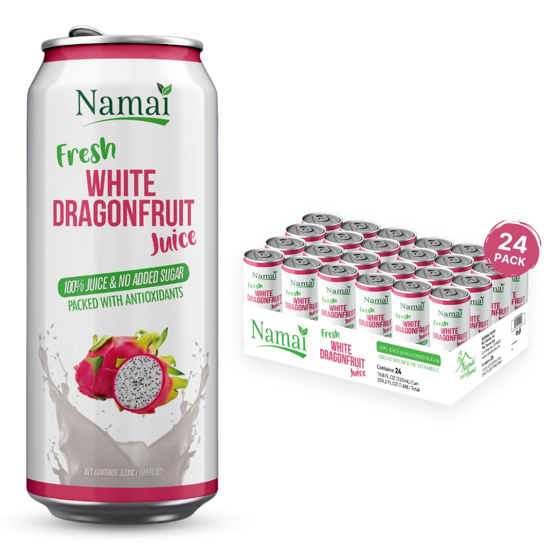 Namai front packaging showing can label and vibrant color benefits immediate refreshment