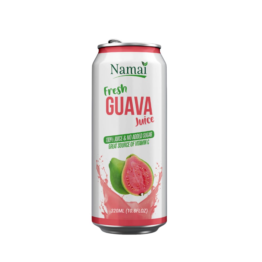 Namai juice poured in glass with ice illustrating a refreshing chilled drink
