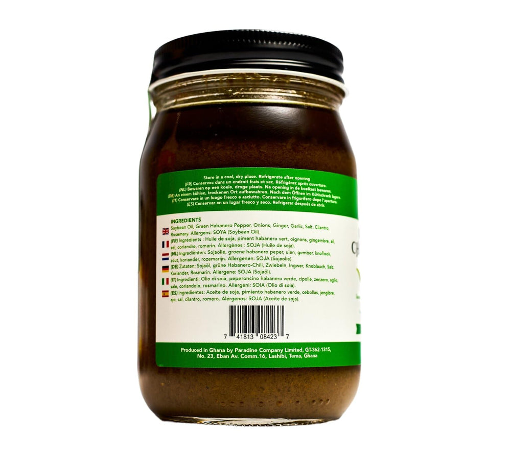 Nanas Kitchen open jar with visible ingredients, shows authentic Ghanaian recipe
