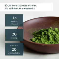 Naoki Matcha powder close-up texture showing fine grind and vibrant green