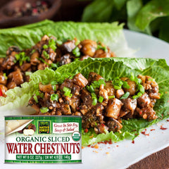 Native Forest water chestnuts in a stir-fry adding crisp texture