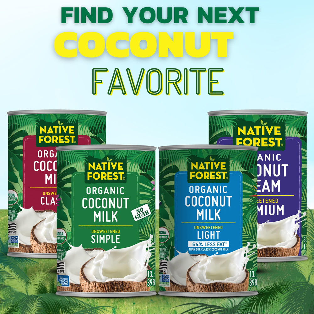 Native Forest label details and organic badge emphasizing sustainable sourcing