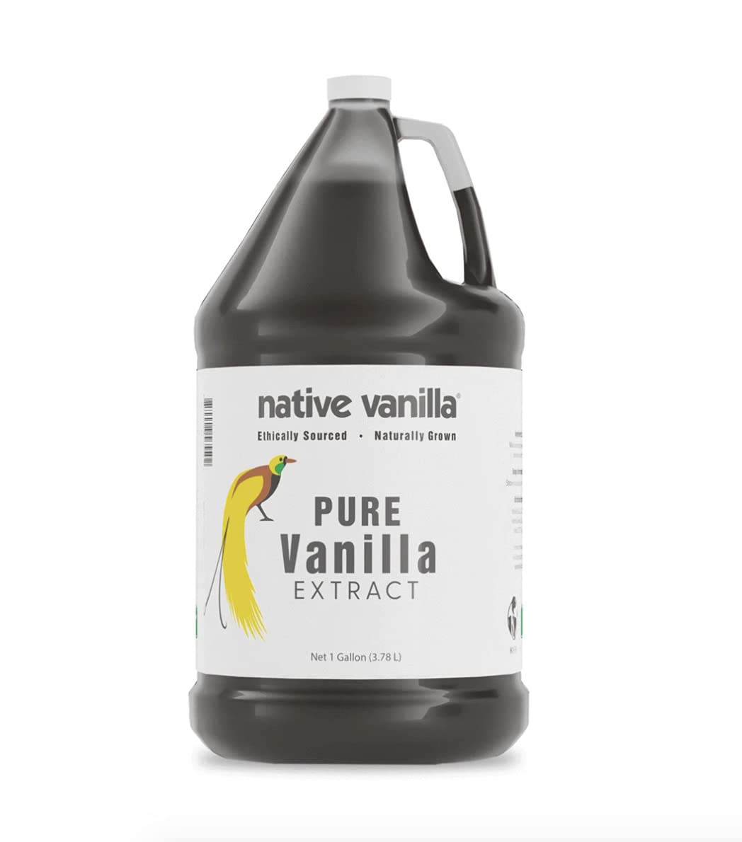 Native Vanilla 128oz front label showing brand and product for large-volume use