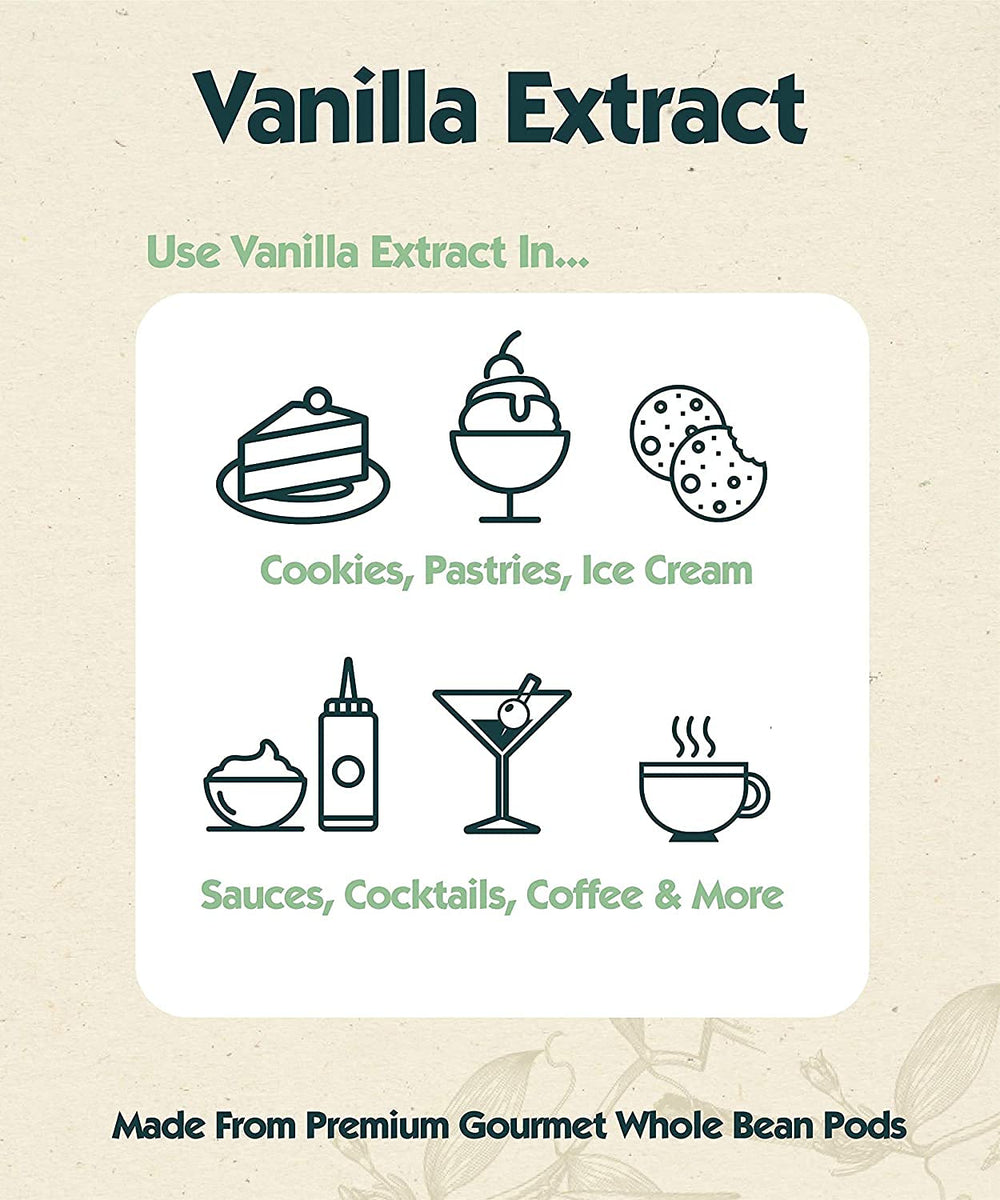 Native Vanilla bottle on a commercial kitchen counter conveying chef-ready supply