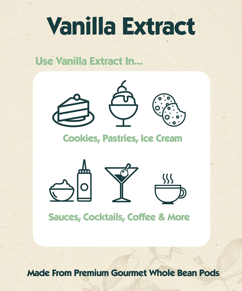 Native Vanilla ingredients and certification icons showing kosher vegan benefit