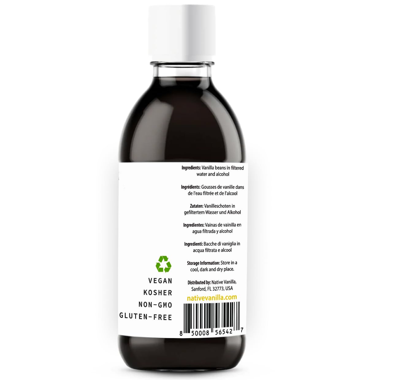 Native Vanilla bottle in a baking scene adding depth to desserts and pastries