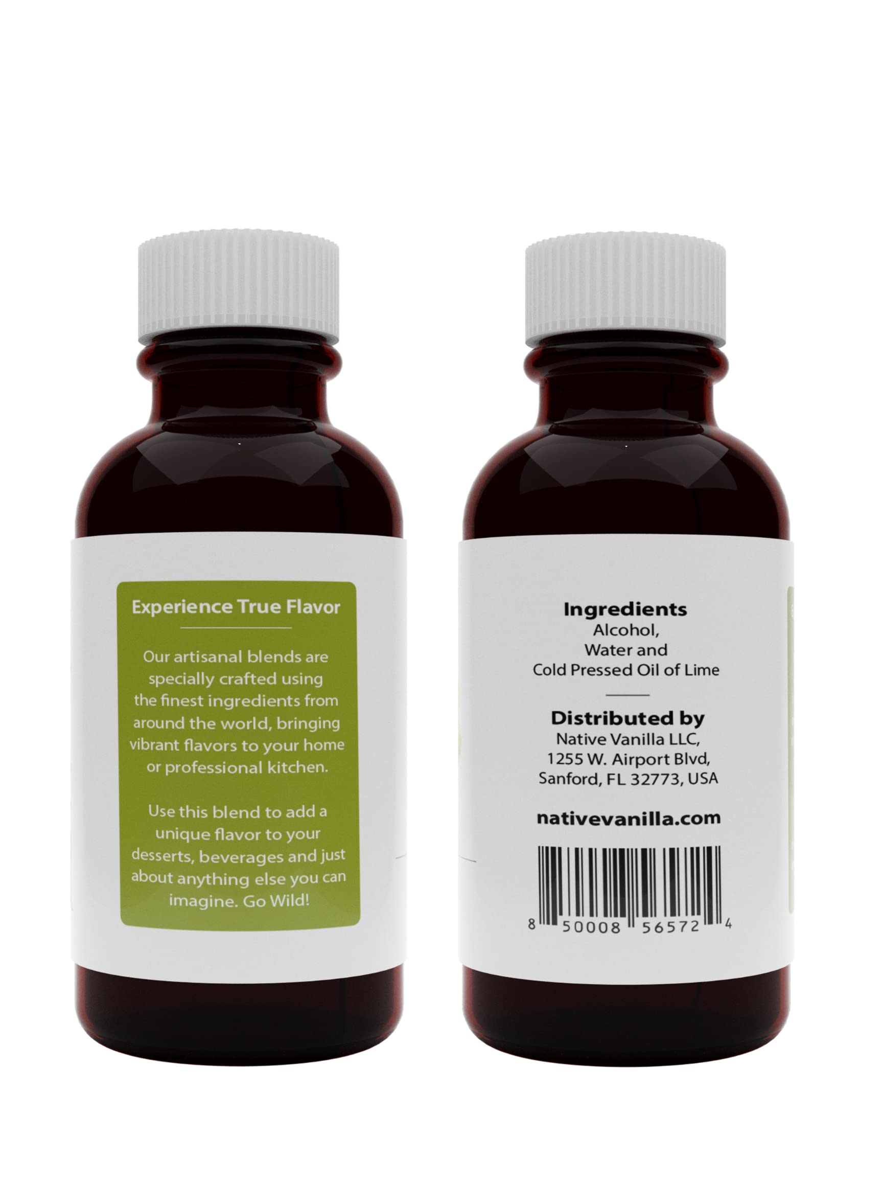 Native Vanilla label close-up highlighting product purity and ingredient clarity