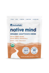 NativePath Native Mind front packaging showing 30 servings and peppermint branding benefiting daily use