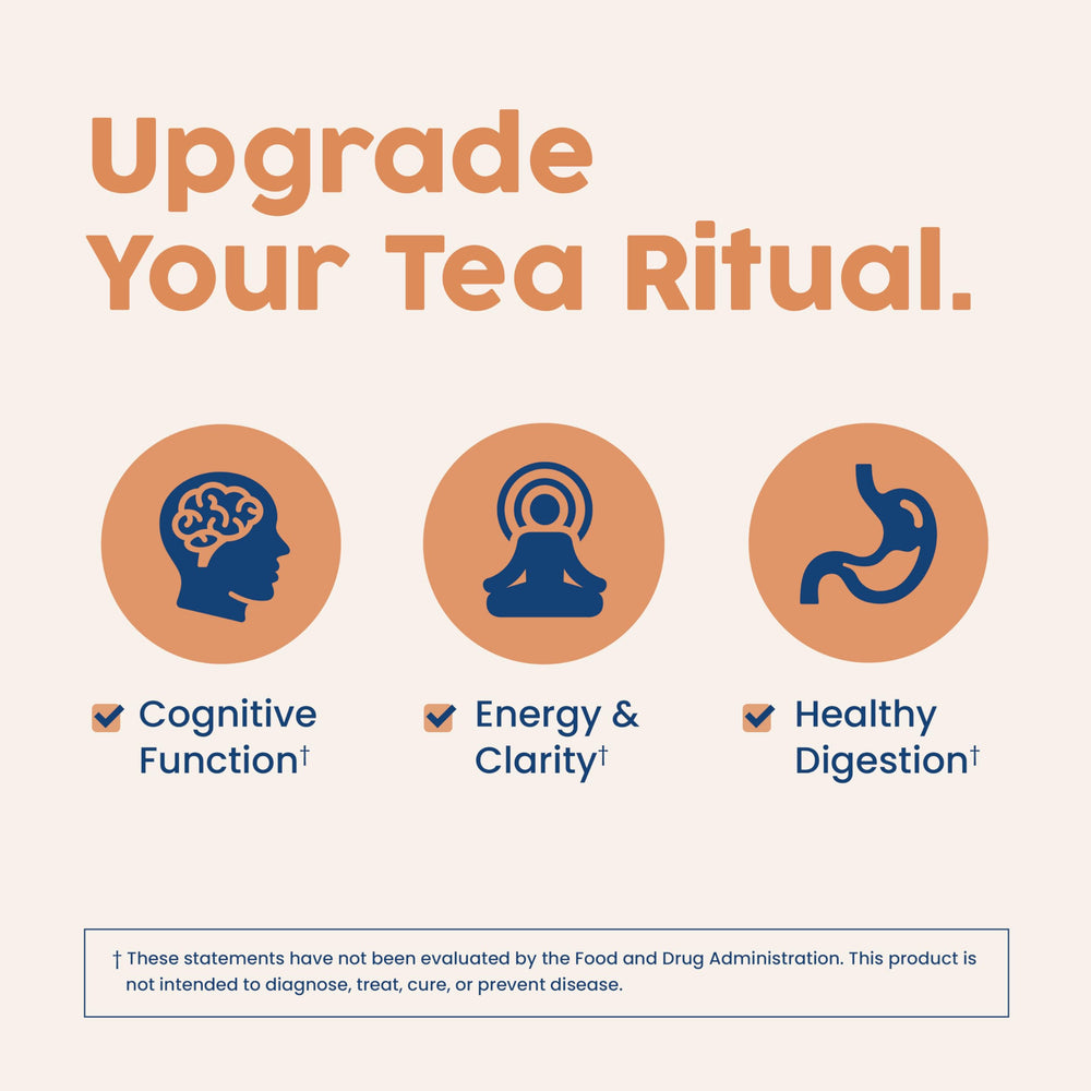 NativePath Native Mind being poured into a cup to illustrate quick preparation and calming peppermint taste