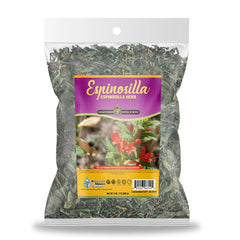 Natural de Mexico espinosilla front pouch showing label and 4 oz package, ideal for herbal infusions