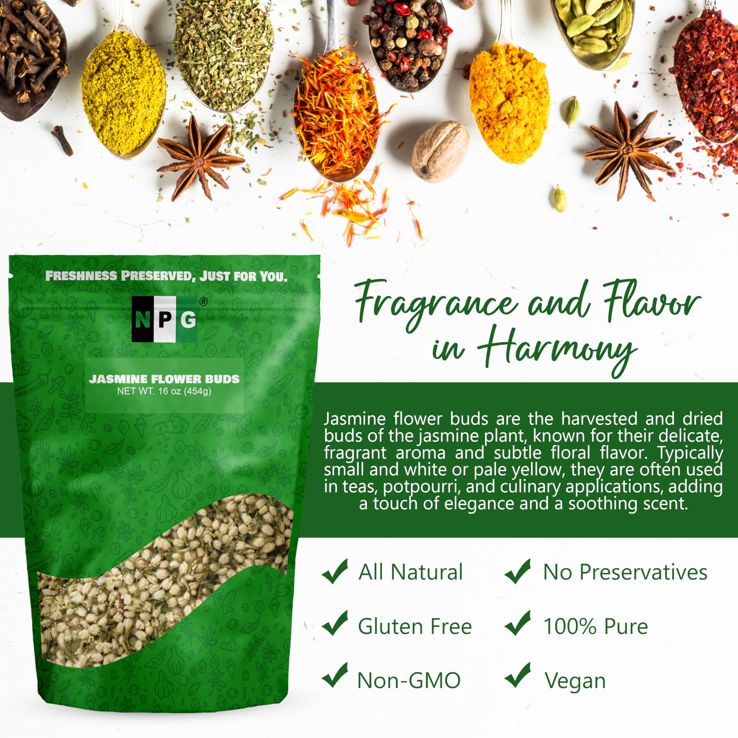 Natural Plus Green product label close-up showing food-grade and ingredient claims