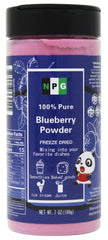 Natural Plus Green front packaging showing NPG blueberry powder and clear shaker for convenience