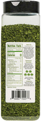 Natural Plus Green close-up of parsley flakes texture preserving fresh flavor