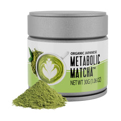 NaturalSlim matcha front packaging showing jar and resealable lid for freshness