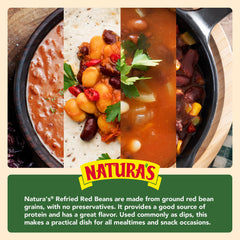 NATURA'S opened pouch ready to serve for fast meal prep