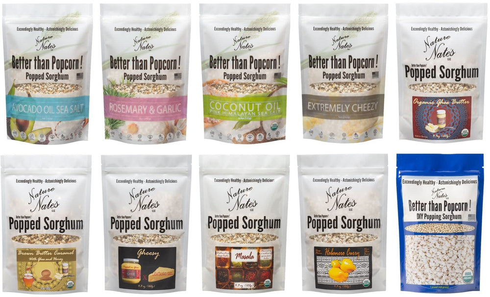 Nature Nate's product label detail, shows non-GMO and allergen-friendly benefit