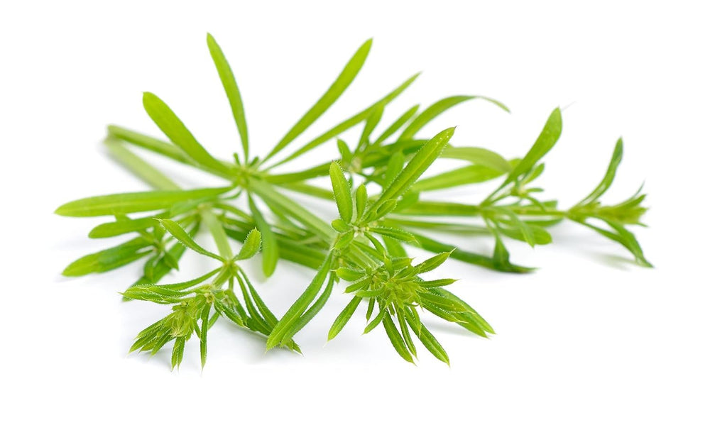 Nature Tea cleavers packet beside a measuring spoon to show 4 oz portion and practical scale