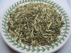 Nature Tea brewed cleavers tea in a cup demonstrating a light, grassy infusion for everyday enjoyment
