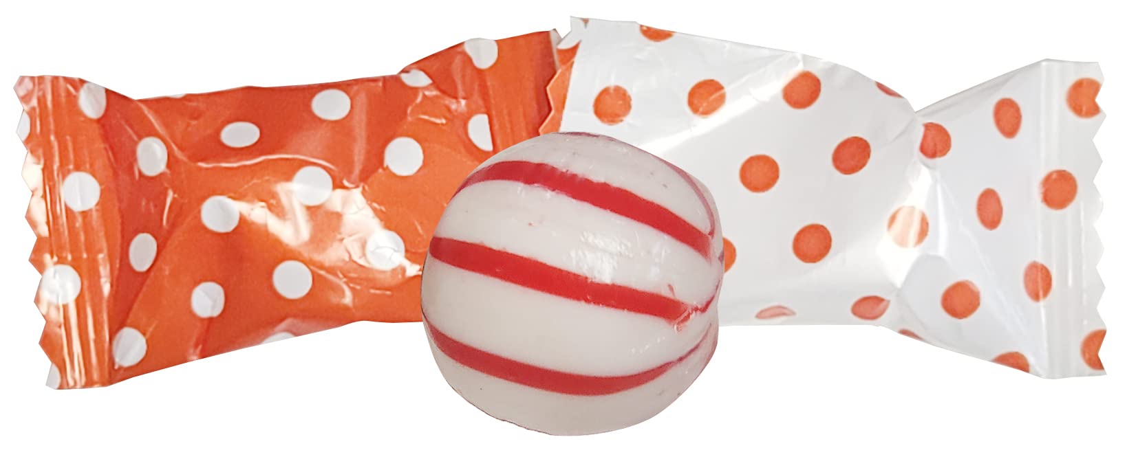 Naturejam front packaging showing orange polka-dot wrappers and 100-count convenience