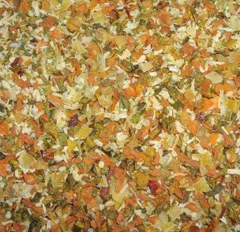 Naturejam label close-up listing dehydrated ingredients and no added preservatives benefit