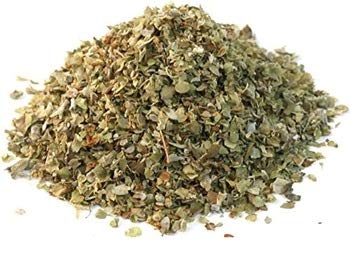 Naturejam marjoram leaf close-up texture highlighting dried herb quality and aroma retention