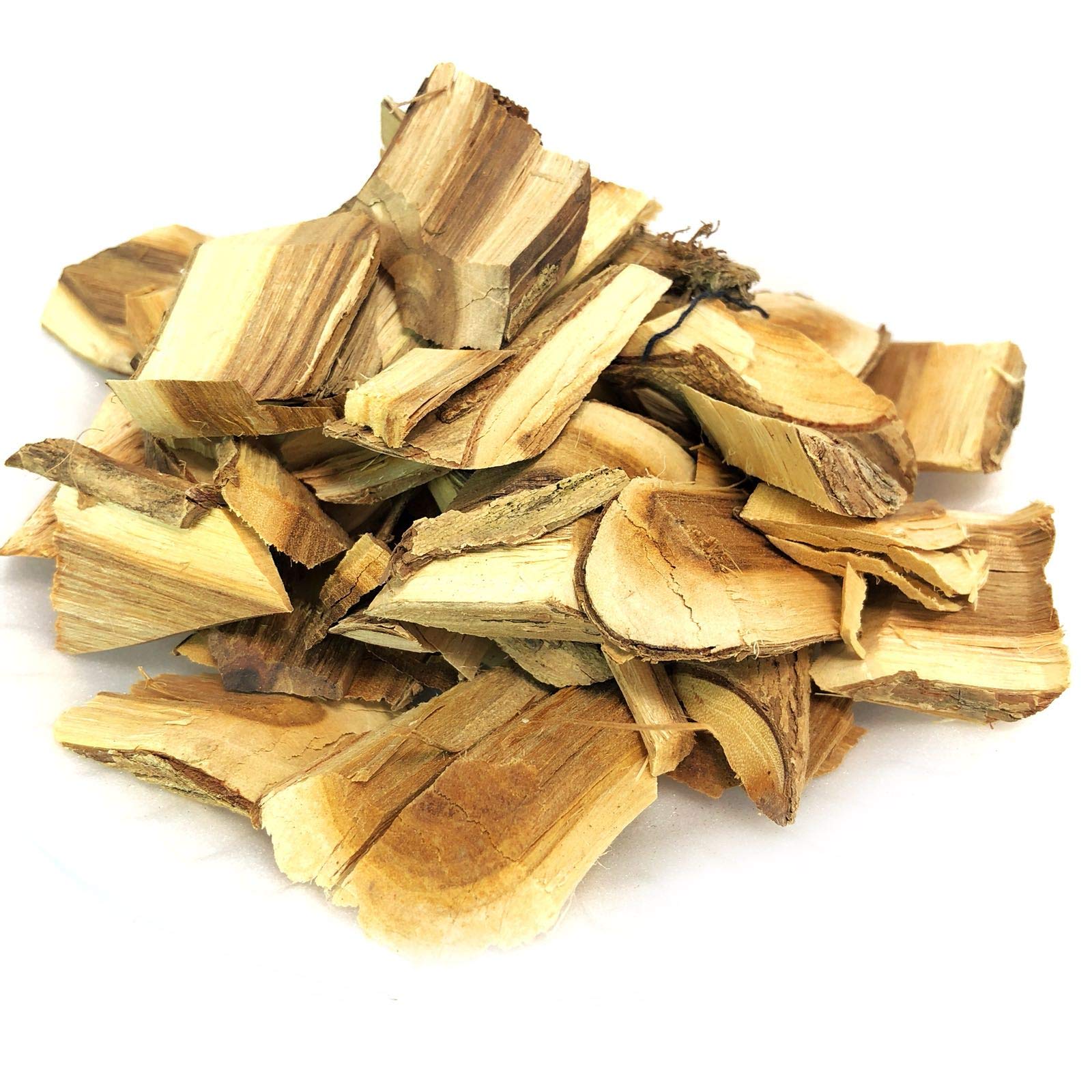 Naturejam close-up of Palo Azul wood chips texture highlighting steeping quality