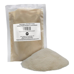 Naturejam front packaging showing organic peach powder and benefits
