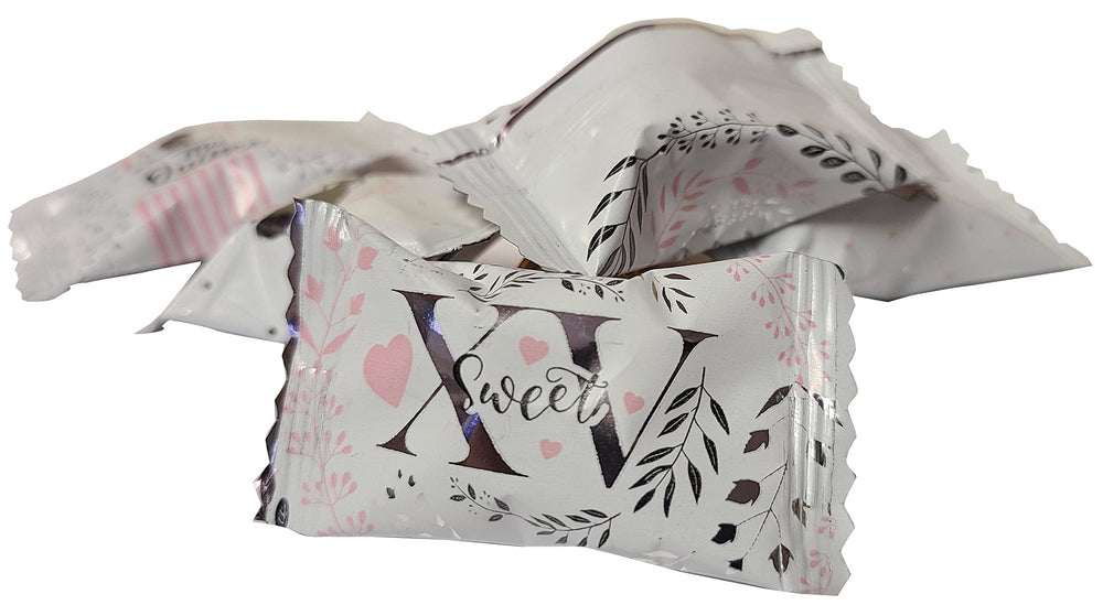 Naturejam mints being placed into goodie bags for convenient guest takeaway favors