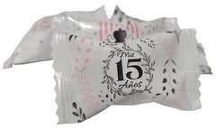Naturejam mints displayed on a decorative table adding easy sweet options for guests