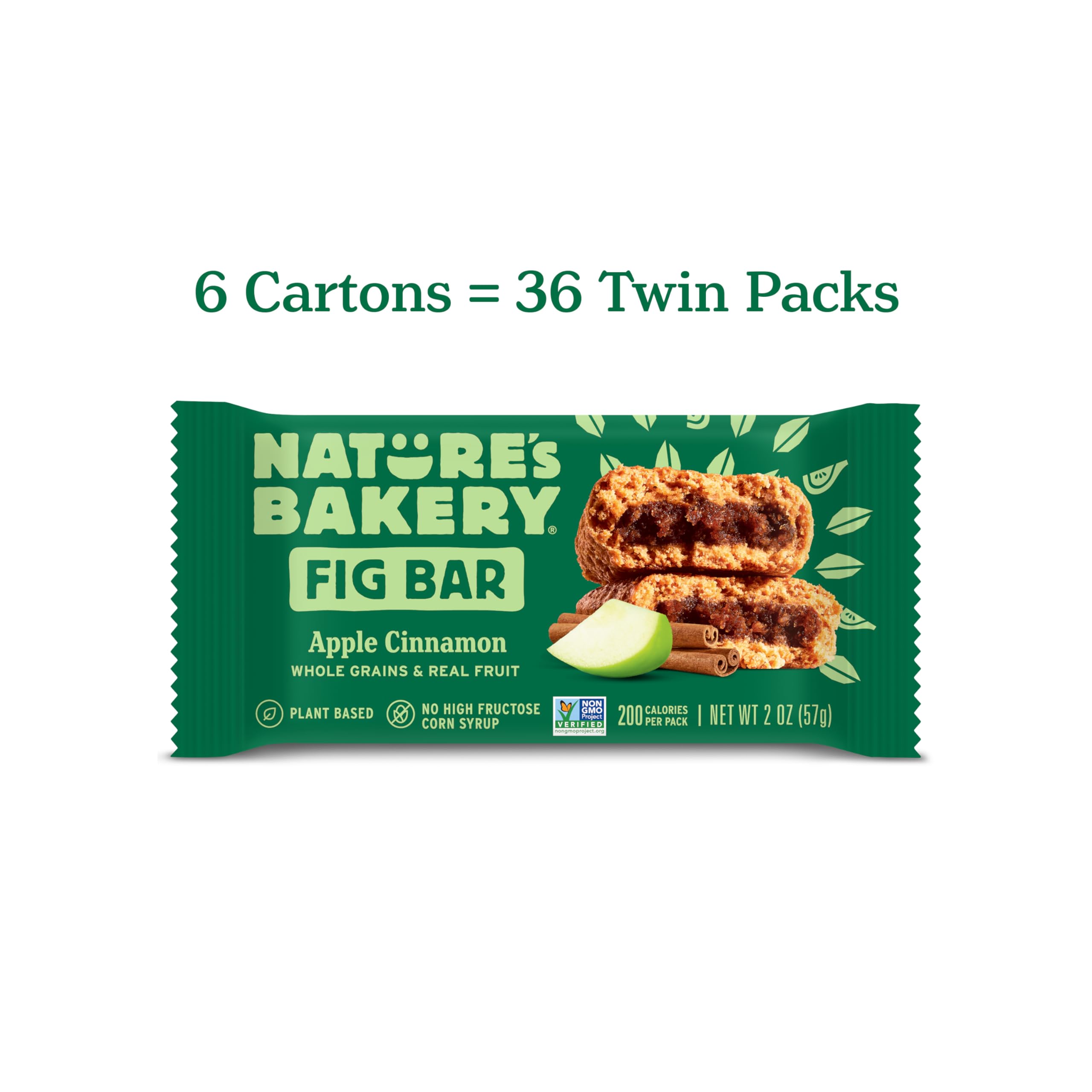 Nature's Bakery twin pack close-up showing easy grab-and-go convenience