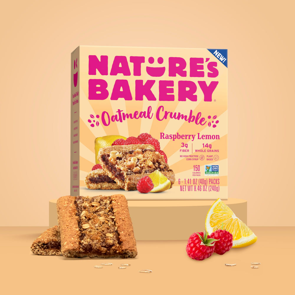 Nature's Bakery stacked boxes in pantry demonstrating bulk storage benefit