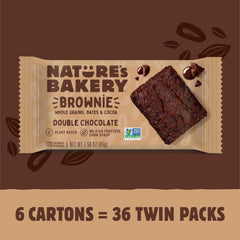 Nature's Bakery unwrapped bar displaying chewy interior for immediate enjoyment