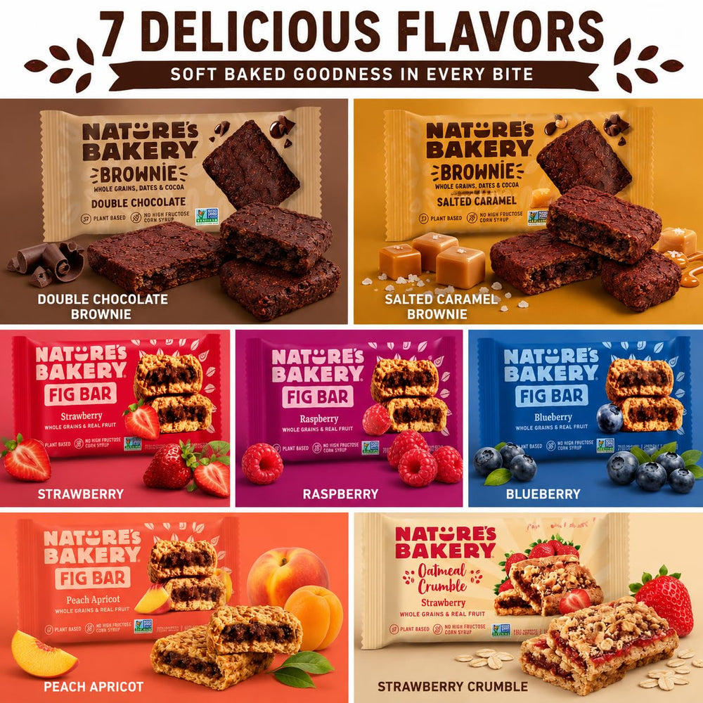 Nature's Bakery fig-style bar close-up showing soft texture and filling