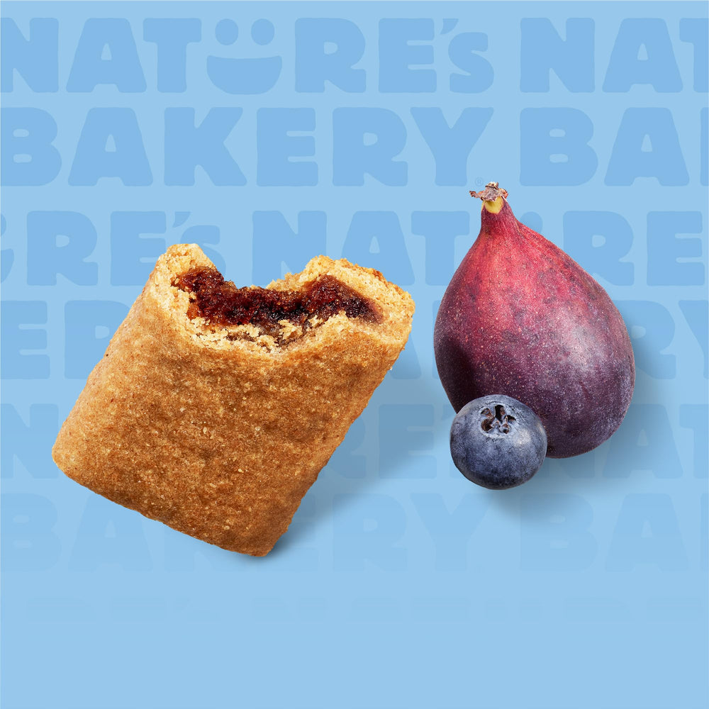 Nature's Bakery six-pack arrangement emphasizing multi-pack value and variety