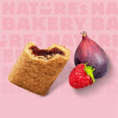 Nature's Bakery whole-grain crust texture benefiting satisfying chew