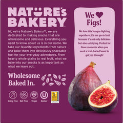 Nature's Bakery box of six twin packs displayed for bulk purchase and easy distribution