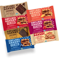 Nature's Bakery front box showing full 34-count assortment for easy selection