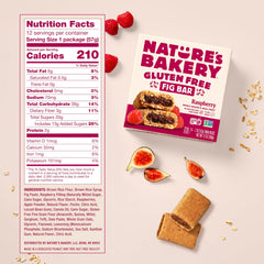 Nature's Bakery unwrapped bar close-up highlighting soft texture and convenient snack