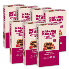 Nature's Bakery front packaging showing raspberry fig bars and bulk count benefit