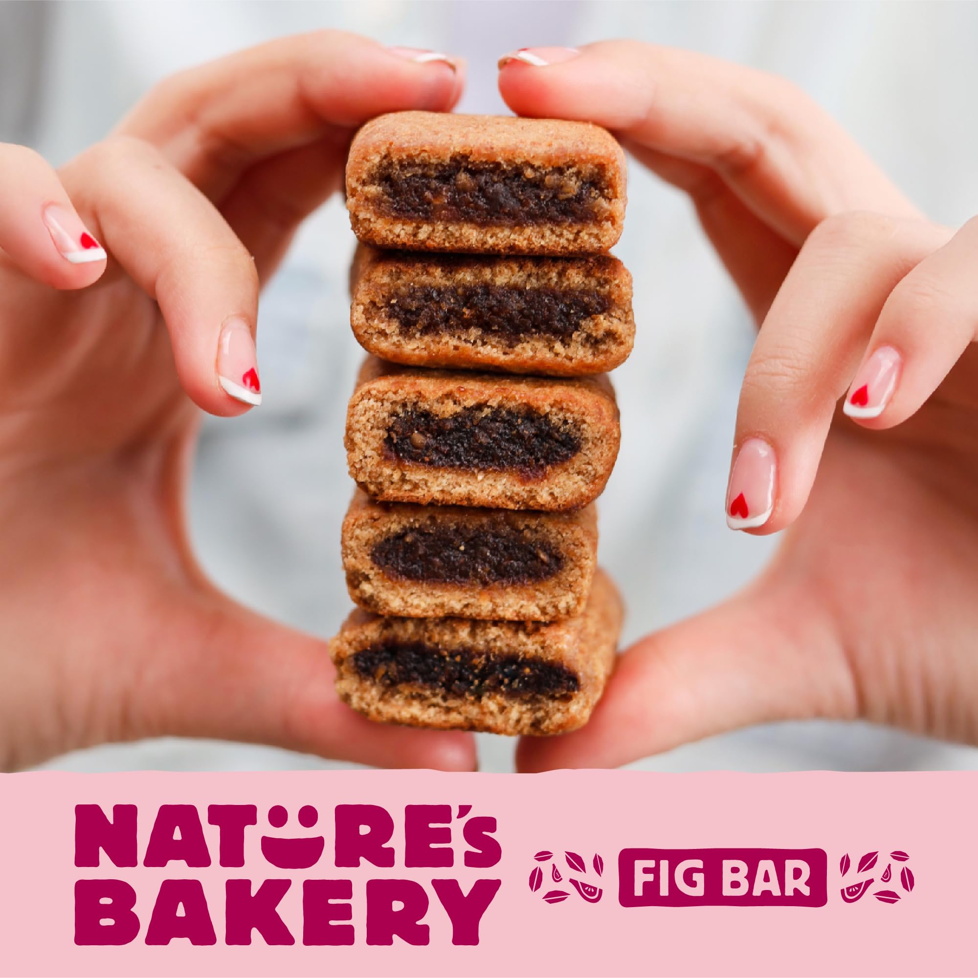 Nature's Bakery nut-free facility badge emphasizing allergy-conscious production