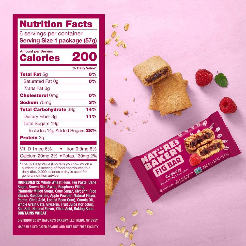Nature's Bakery twin pack close-up highlighting portable, portioned convenience