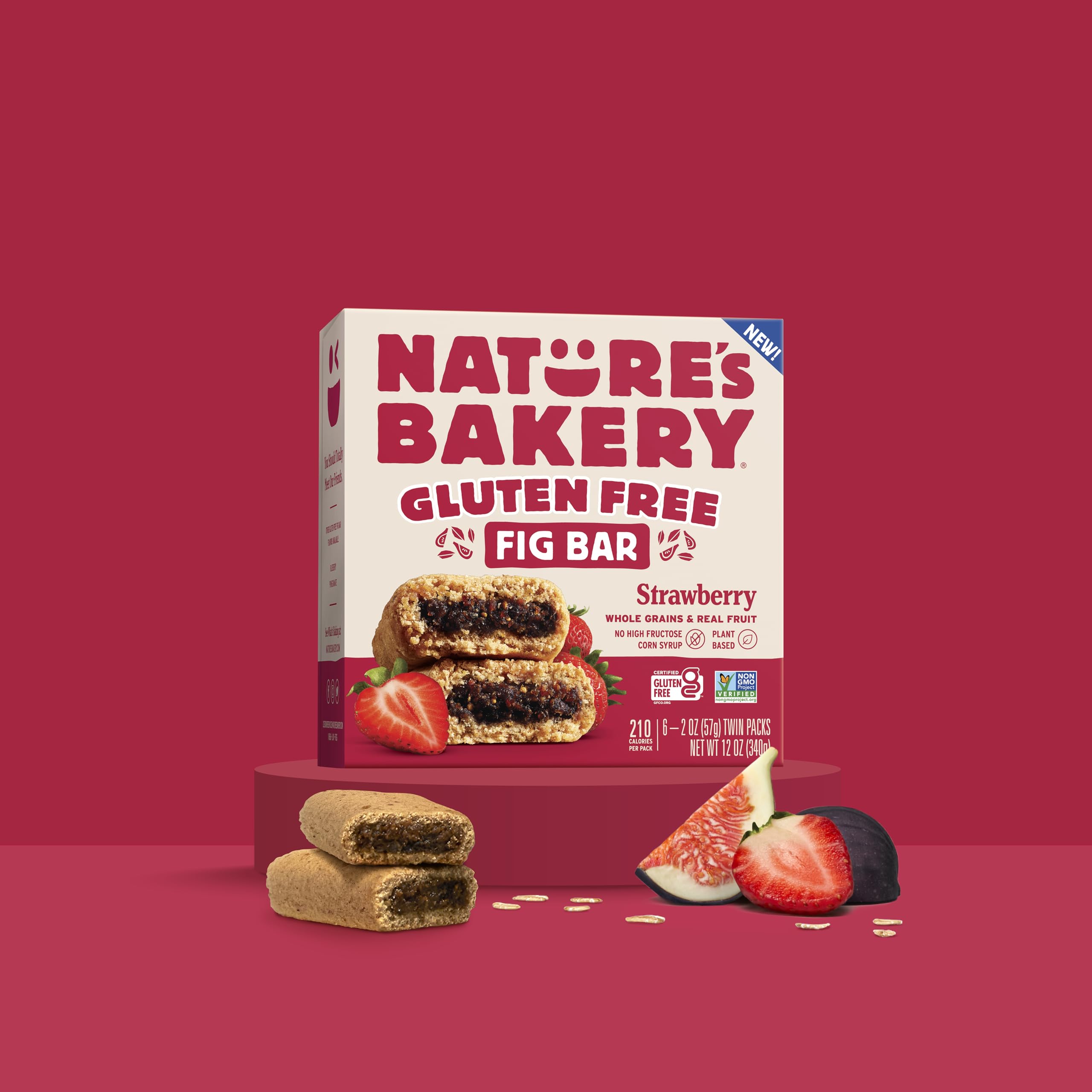Nature's Bakery bars inside a lunchbox demonstrating school-safe snack