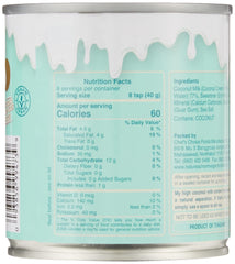 Nature's Charm close-up pouring condensed coconut milk to show creamy texture and richness