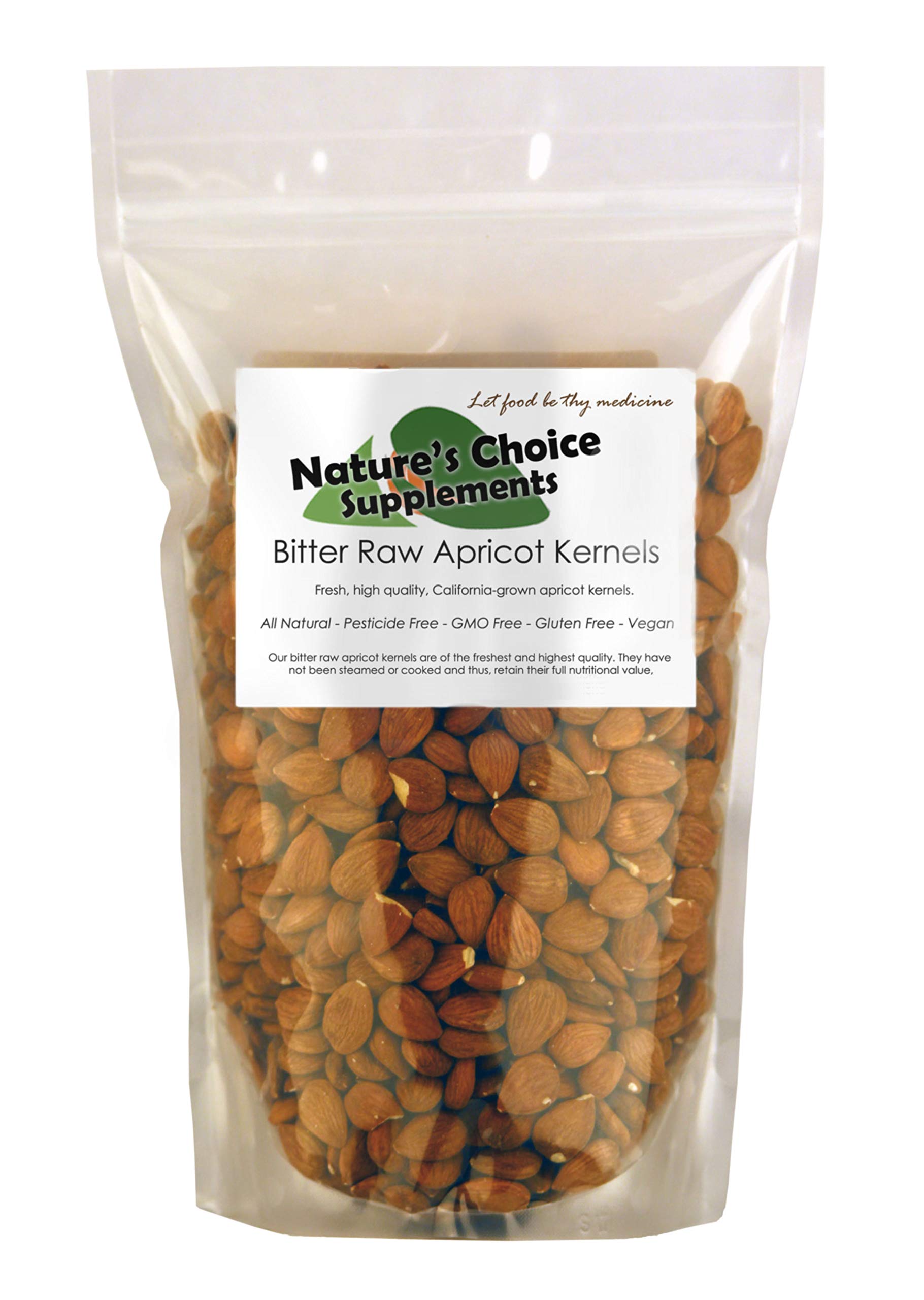 Nature's Choice front packaging showing 1 lb bag and organic claims for trust